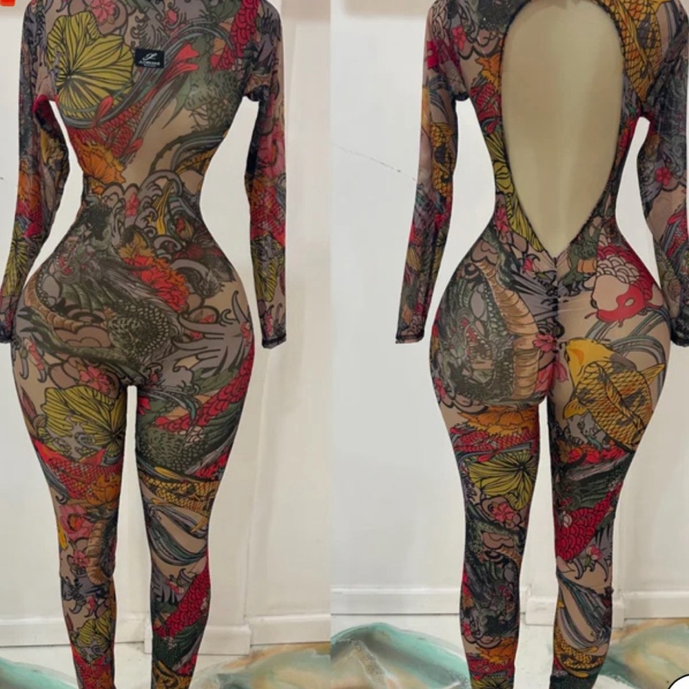 Multicolor Patterned Jumpsuit - image 1